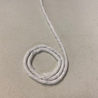 White cotton piping cord