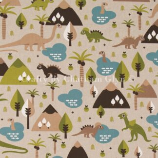 Digital Linen Dinosaurs - The Hessian Company